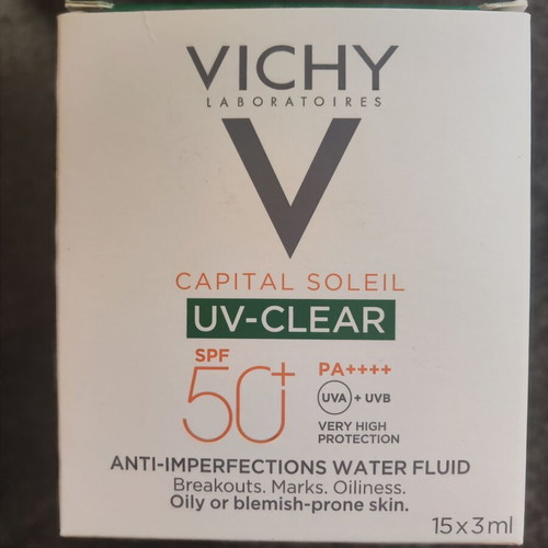 Vichy Capital Soleil UV Clear SPF50+ Αντιλιακό προσώπου 12x3ml καινούργιο