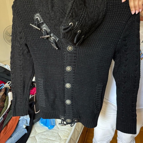 Mens knit like new, black, sizes XS, S, M