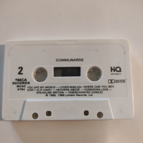 Communards Communards 1986 US cassette