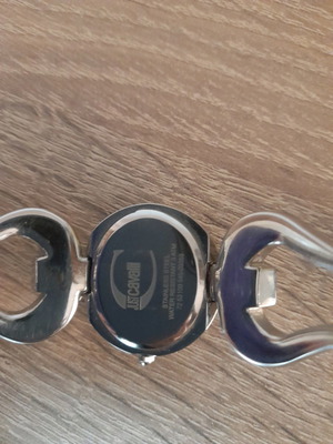 Ρολόι Roberto Cavalli γυναικείο ασημένιο σε μοντέρνες γραμμές like new