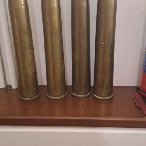 Bofors 40mm L/60 shell casings from SAAB, set of 4