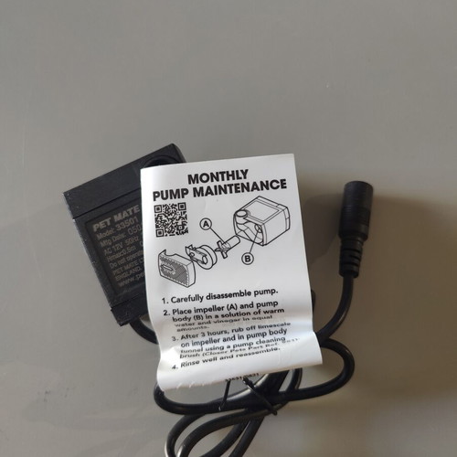 Pet Mate 12V Pet Fountain Pump new