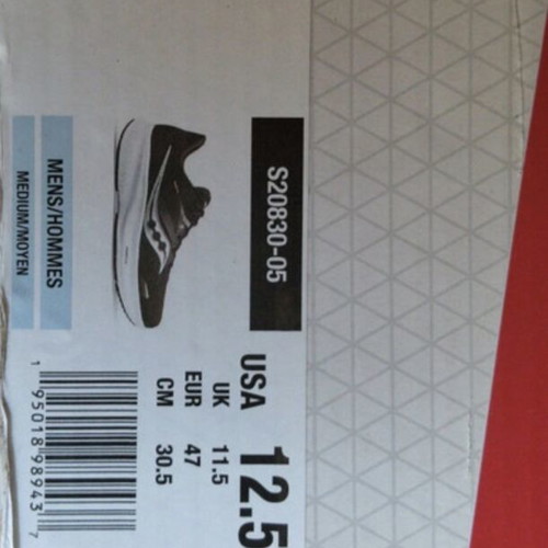 Saucony Ride 16 men's running shoes size 47, black