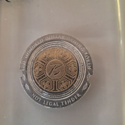 Casino chip paperweight souvenir like new