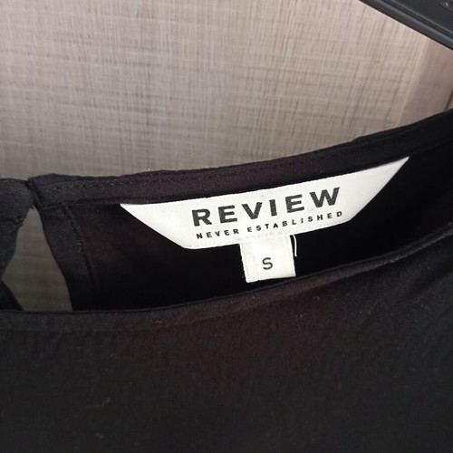 Review black t-shirt new, size S