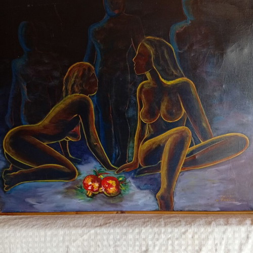 Nude painting used 1m x 80 cm