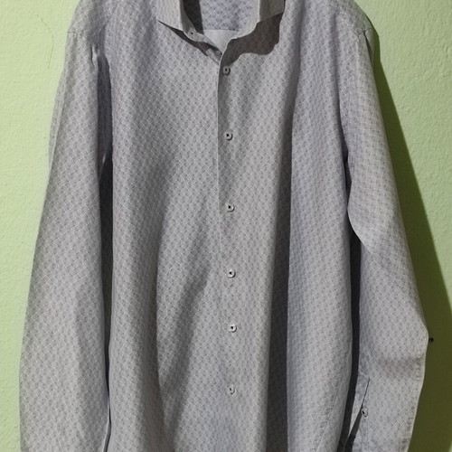 Achille men's shirt, gray, size L
