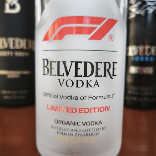 Belvedere vodka set, limited edition collectible bottles