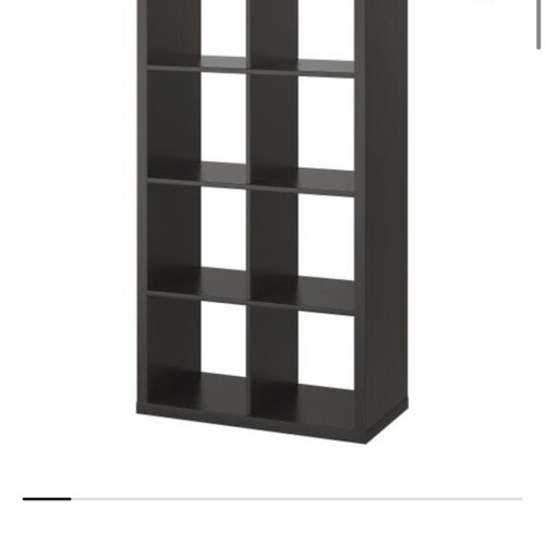 IKEA KALLAX 8-Shelf Bookcase Dark Brown 77×147 cm