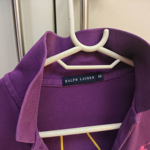 Polo Ralph Lauren dress, purple with pink details, women's