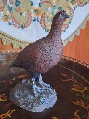 Колекционна фигура пъдпъдък употребявана, Famous Grouse смола