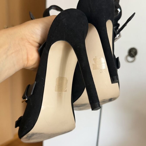 Asos sandals like new, black, size 38-38.5