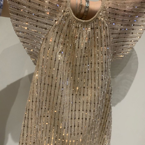 Dress 12-18 months gold strass like new