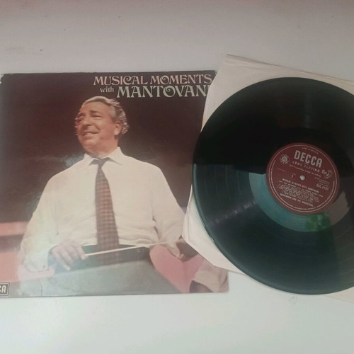 Musical Moments With Mantovani vinyl used