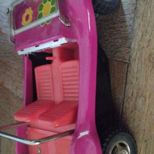 Dune Baggy vintage Bandai toy car 1970s used, tin made in Japan