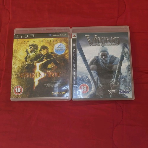 Resident Evil and Vikings PS3 games like new