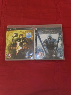 Resident Evil και Vikings παιχνίδια PS3 σαν καινούργια