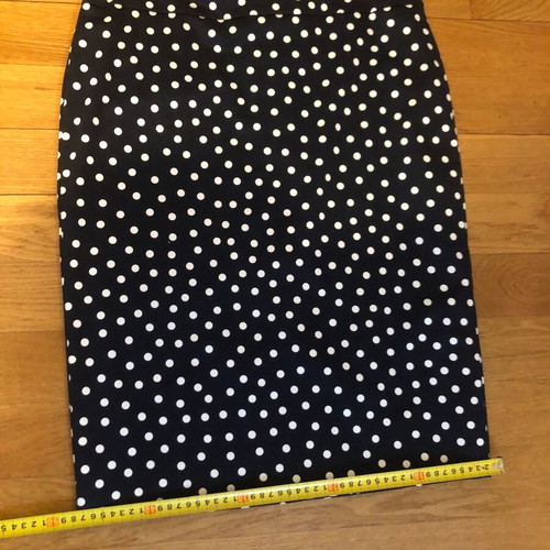 M&S spring skirt new, blue-white polka dot, size 12