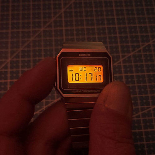 Casio Vintage A700WE-1AEF digital watch, silver, unisex