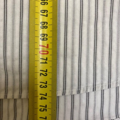 Ralph Lauren Vintage Custom Western Long Sleeve Shirt L Beige Pinstripe RRL
