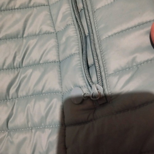 Women's sleeveless jacket used, wine color, size S-M