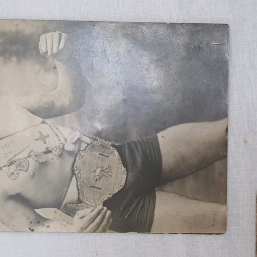 Old postcards used