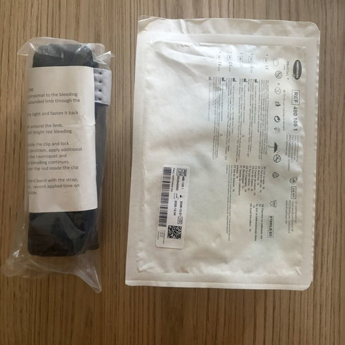 Hartmann MediSet Sterile Suture Kit and Combat Tourniquet New
