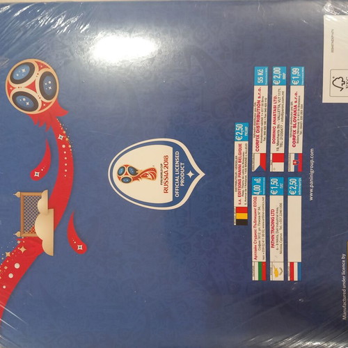 Panini 2018 Russia FIFA World Cup sticker album, sealed