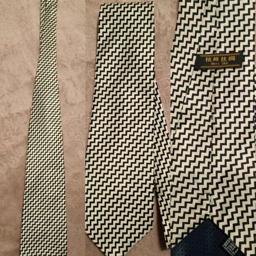 Tie pack of 6 gray, new