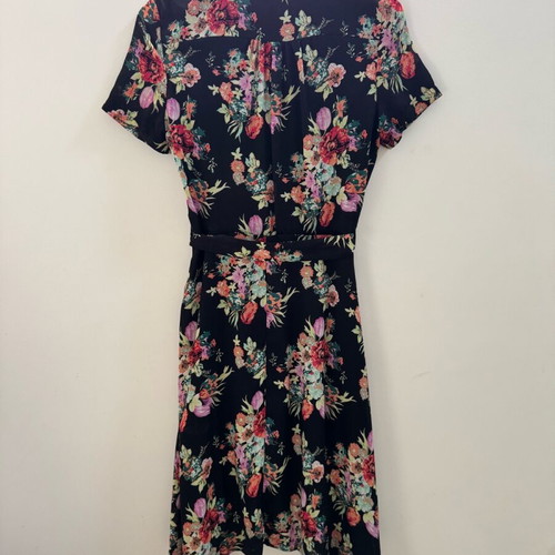 Lindy Bop floral dress like new, black with colorful flowers