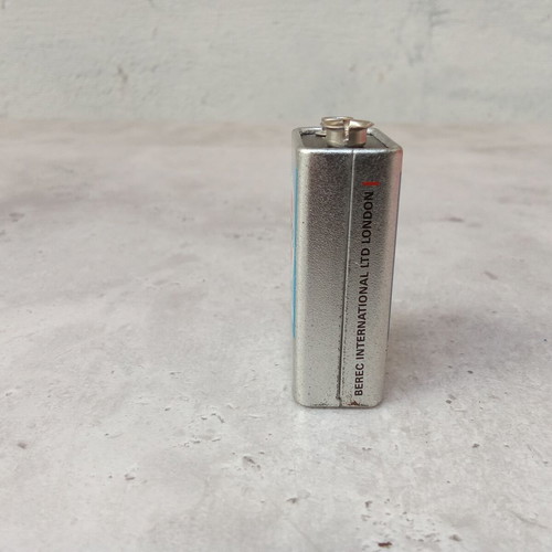 Berec 9 Volt PP3 battery vintage used from 1970s