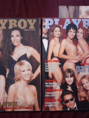 Playboy Christmas 1997 collectible magazines like new, set of 2
