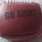 Decorative mini rugby ball like new