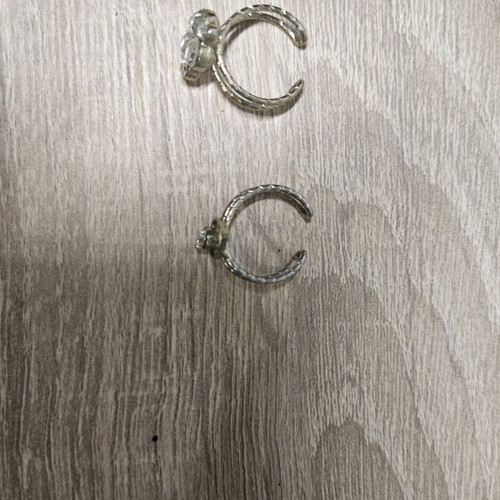 Rings set used, two pieces
