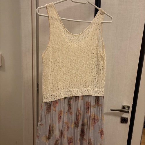 Cacharel mini summer dress used, size 38, 100% silk