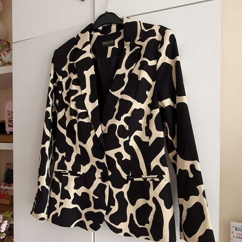 Cotton jacket new, size M, multicolor