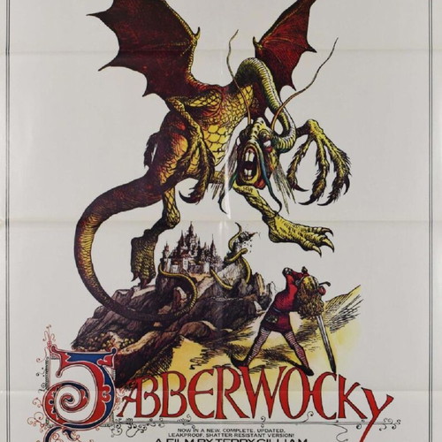 Jabberwocky Terry Gilliam authentic movie poster 1977 like new
