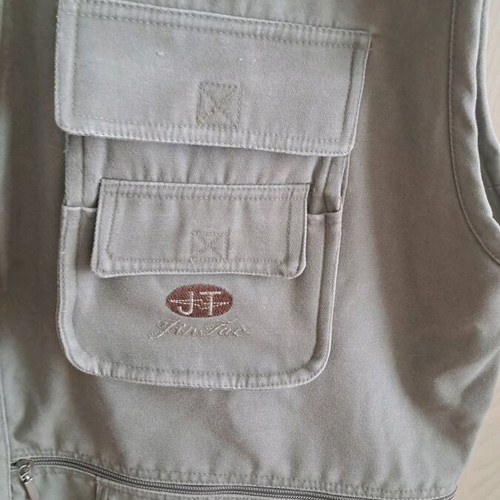 Men's Jin Tao work vest new, gray, size XXL