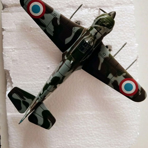 BLOCH MB 152 miniature airplane like new, De Agostini, scale 1/72