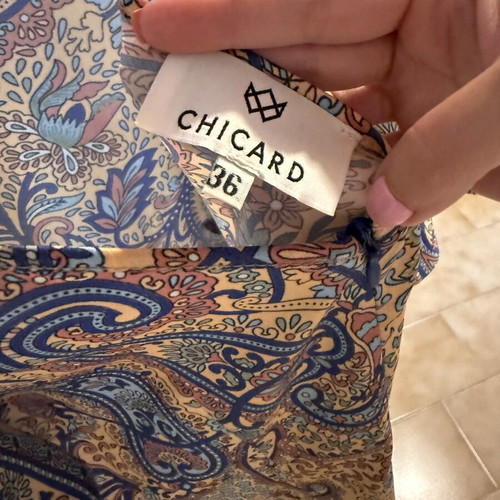 Chicard dress with paisley print size Small like new