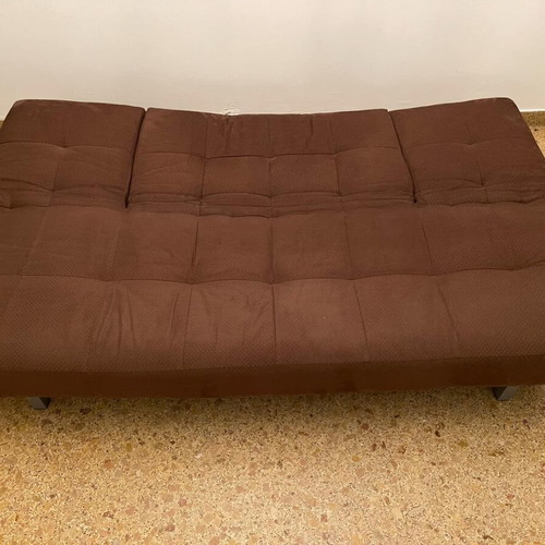 Sofa bed like new 200x120 with legs and zipper