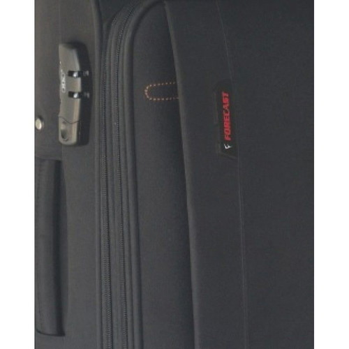 Forecast 3678 medium suitcase with 4 double wheels and laptop compartment