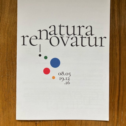 Φυλλάδιο του φεστιβάλ Ephemera Natura renovatur καινούργιο