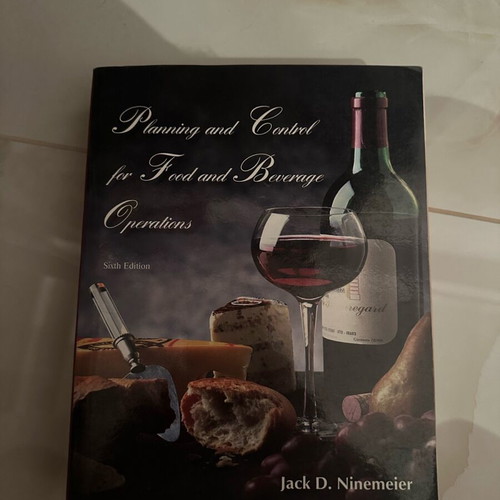 Gastronomy, costing and menu design books like new