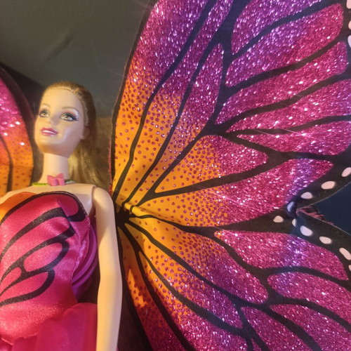 Barbie Mariposa collectible fairy doll Mattel, functional