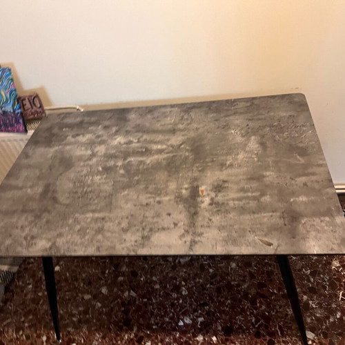 Table gray used 1.20 x 0.50 m from Praktiker