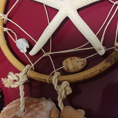 Decorative hanging with shells new, length about 50 cm