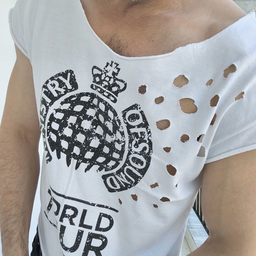 Ministry of Sound World Tour 2012 T-Shirt like new, medium, white