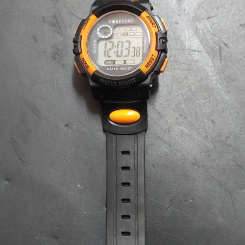 Forever Kids Digital Watch new with Black Rubber/Plastic Strap