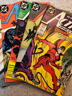 DC Comics Action Comics set of 6 issues 1988 used, English